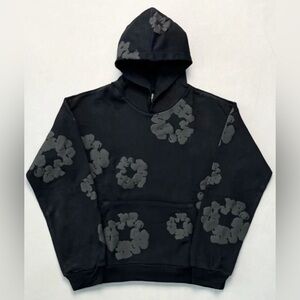 Denim Tears Black Floral Hoodie